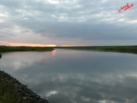 Blick vom alten Deich Greetsiel