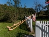 An den Zaun gelehnt - Alphornbläsertreffen Bergisches Land 2011