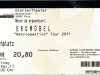 Ticket für Erdmöbel im Gloria Theater Köln - 09.12.2011
