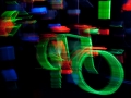 Neon-Foto-Art - Bewegungsunschärfe :metabolon