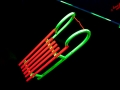 Neon-Foto-Art - Ski und Rodel gut :metabolon