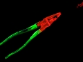 Neon-Foto-Art - in die Zange genommen :metabolon