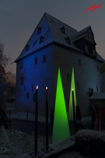 Weihnachtsmarkt auf Burg Overbach in Much