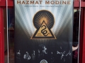 Plakat am Eingang: Hazmat Modine im Herbrand's Köln - 28.05.2013 /Foto: Stefan Schmidt