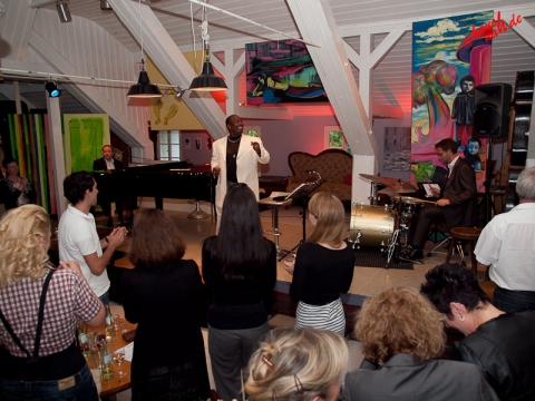 Boysie White - New York Jazz Nights im Kunsthaus Seelscheid /Foto: Stefan Schmidt Boysie White - New York Jazz Nights im Kunsthaus Seelscheid /Foto: Stefan Schmidt