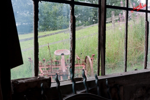 Blick aus der Schmiede ins Bergische Land Blick aus der Schmiede ins Bergische Land