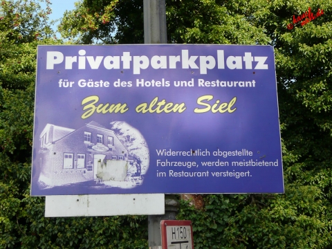 Privatparkplatz - ostfriesische Versteigerung Privatparkplatz - ostfriesische Versteigerung