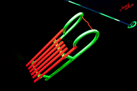 Neon-Foto-Art - Ski und Rodel gut :metabolon Neon-Foto-Art - Ski und Rodel gut :metabolon