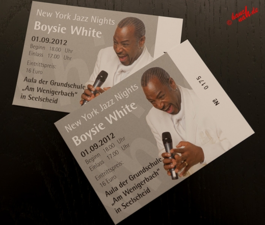 New York Jazz Nights in Seelscheid - Boysie White 01.09.2012 New York Jazz Nights in Seelscheid - Boysie White 01.09.2012