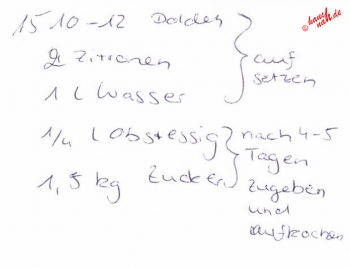 Aus der Rezeptekiste - Holunderblütensirup Aus der Rezeptekiste - Holunderblütensirup